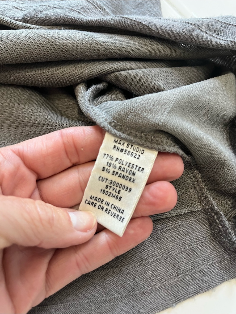 Max Studio Gray Tiered Scoop Neck Maxi Dress - Picture 13 of 13